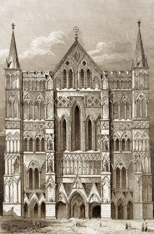 Salisbury Cathedral, or Cathedral Church of the Blessed Virgin Mary, Salisbury, England, Great Britain