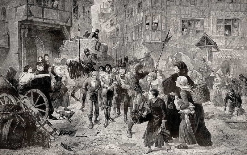 Hans Schüttensamen or Schüttensam caught in Nuremberg, Germany