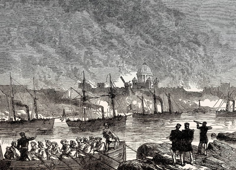 Bombardment of Sweaborg, Battle of Viapori, Battle of Suomenlinna, Crimean War, 1855