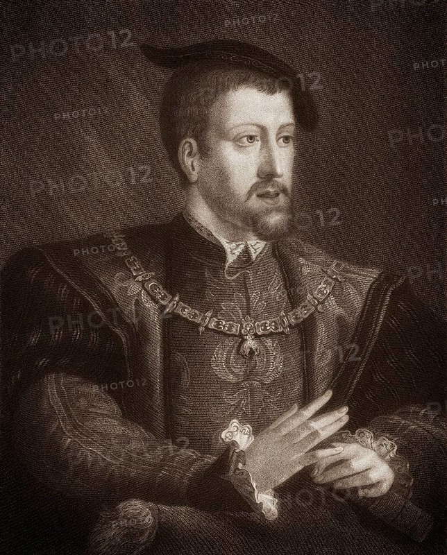 Charles V, 1500 - 1558, Habsburg, King Charles I or Carlos I of Spain, Holy Roman-German King, Emperor of the Holy Roman Empire