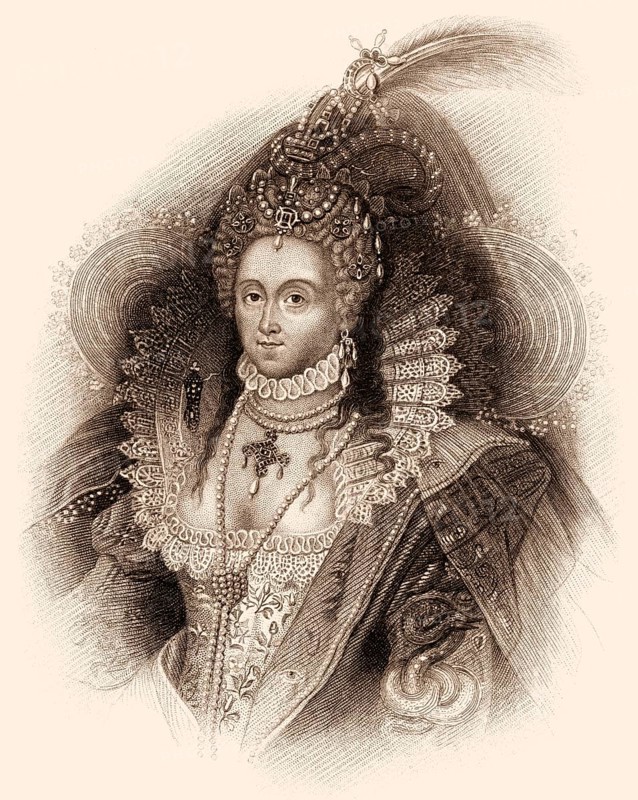 Elisabeth I., 1533 - 1603, Königin von England 1558 - 1603, Tudor-Dynastie