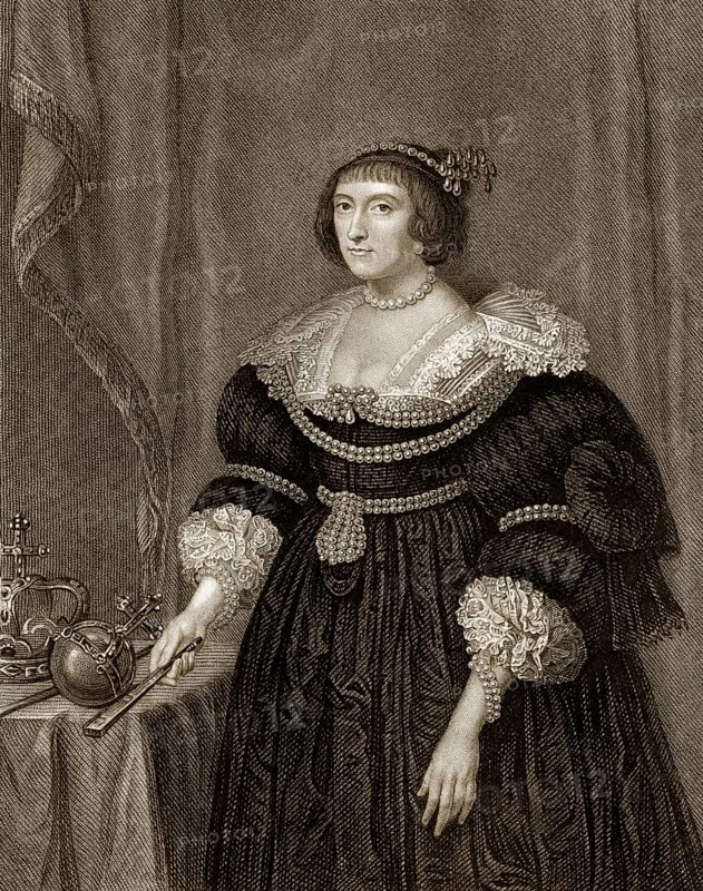 Elizabeth Stuart, die Winterkönigin, 1596 - 1662, als Ehefrau von Friedrich V., Kurfürst von der Pfalz, Kurfürstin von der Pfalz und Königin von Böhmen