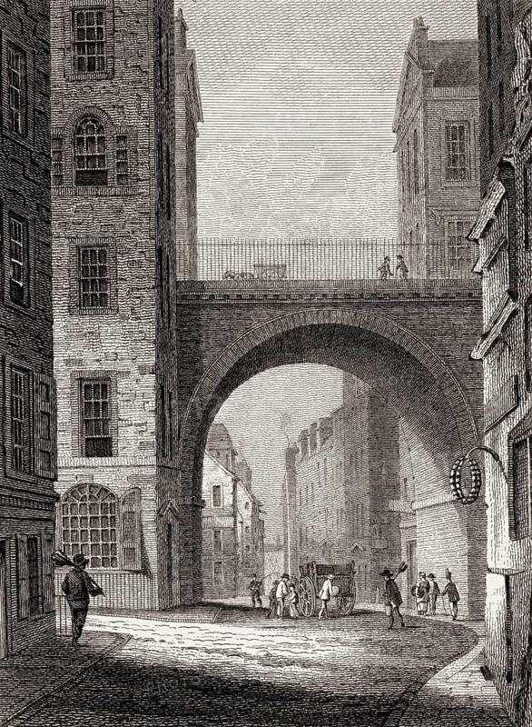 The South Bridge, Edinburgh, Scotland, 19th century, Views in Edinburgh by J. & H. S. Storer