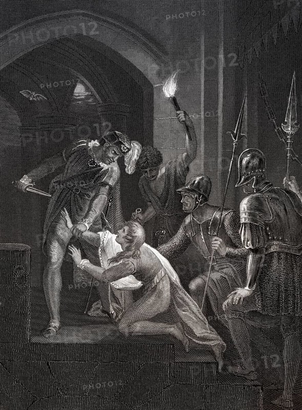 Ermordung von Prinz Arthur I., 1187-1203, 4. Graf von Richmond und Herzog der Bretagne