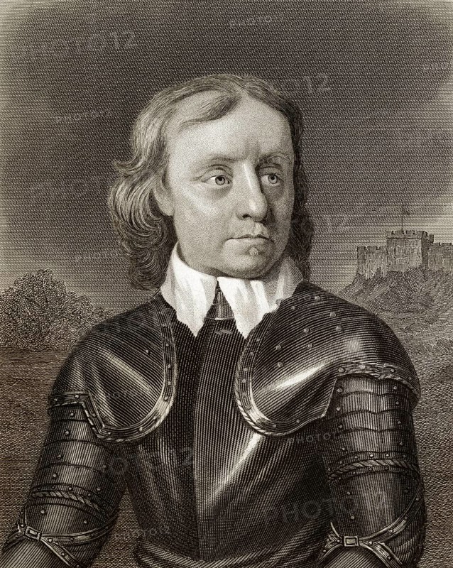 Oliver Cromwell, 1599-1658, Lordprotektor von England, Schottland und Irland, Befehlshaber der Parlamentsarmee