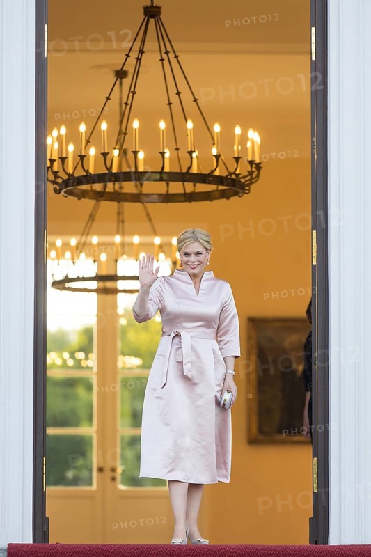 Julia Klöckner (President of the German Bundestag) arriving at the festive dinner to mark the 60th anniversary of the establishment of diplomatic relations between the Federal Republic of Germany and the State of Israel on 12 May 1965 at Bellevue Palace. The dinner, hosted by Federal President Frank-Walter Steinmeier and First Lady Elke Büdenbender, will also be attended by the President of the State of Israel Isaac Herzog and his woman Michal Herzog. Berlin, 12.05.2025