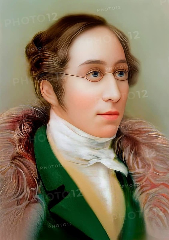 Carl Maria von Weber, 1786 - 1826, German composer, conductor and pianist, digitally edited