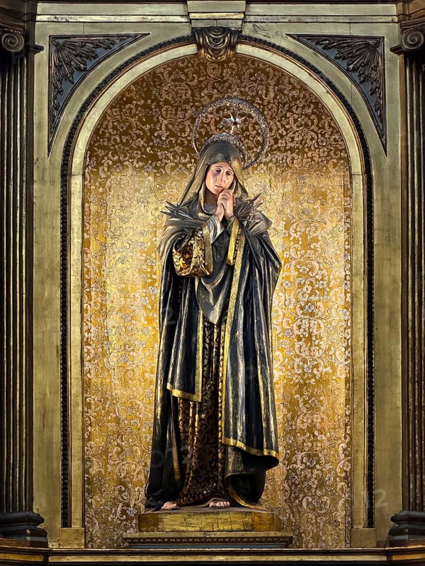 Sacred artwork in the Igreja da Santíssima Trindade, Church of the Holy Trinity, Porto, Portugal