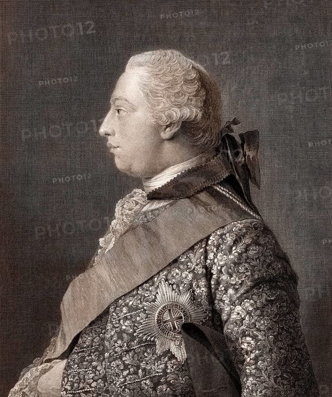 King George III or George William Frederick, 1738, 1820, King of Great Britain and King of Ireland