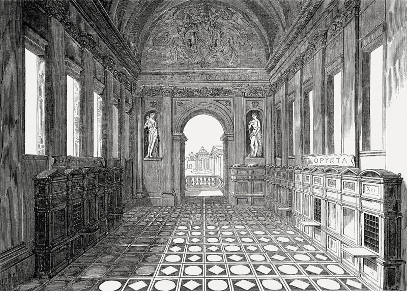 Metallotheca Vaticana, Cabinets of curiosities by Michele Mercati, Vatican, Rome, Italy