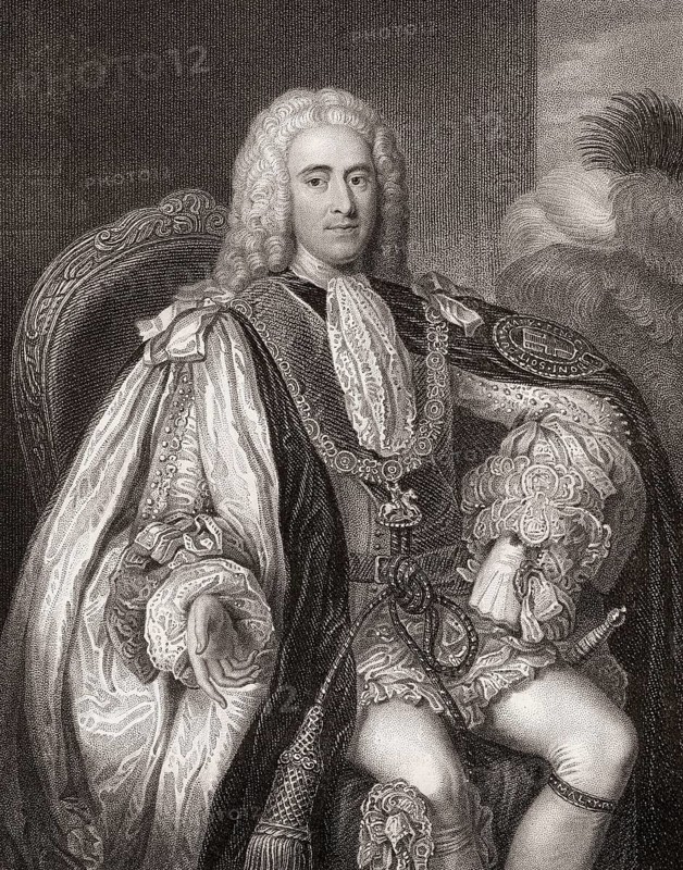 Thomas Pelham-Holles, 1st Duke of Newcastle upon Tyne and 1st Duke of Newcastle-under-Lyne, 1693-1768, a British Whig statesman