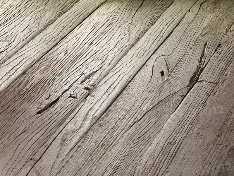 Wooden table, surface structure, detailed view