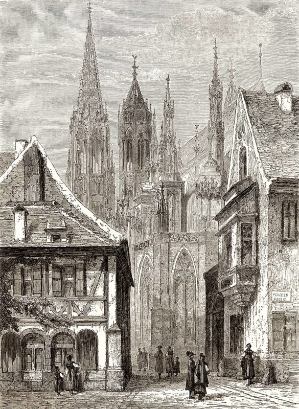 Freiburg im Breisgau, Baden-Württemberg, Germany, 19th century