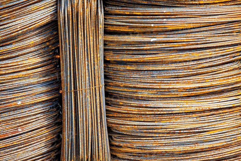 Roll of rusty wire