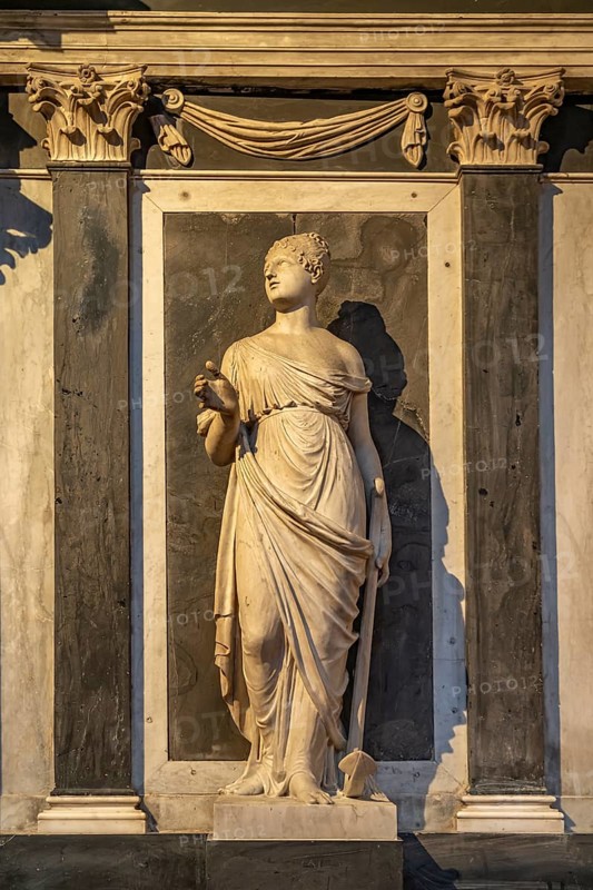 Statue in the interior of the Cathedral of St Anastasia in Zadar, Croatia