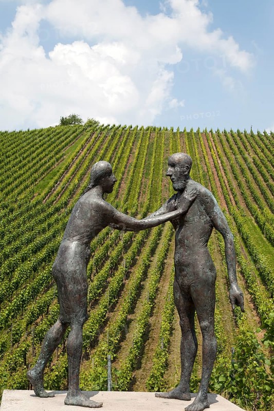 Sculpture on the Vineyard in Weinstadt Strümpfelbach Germany