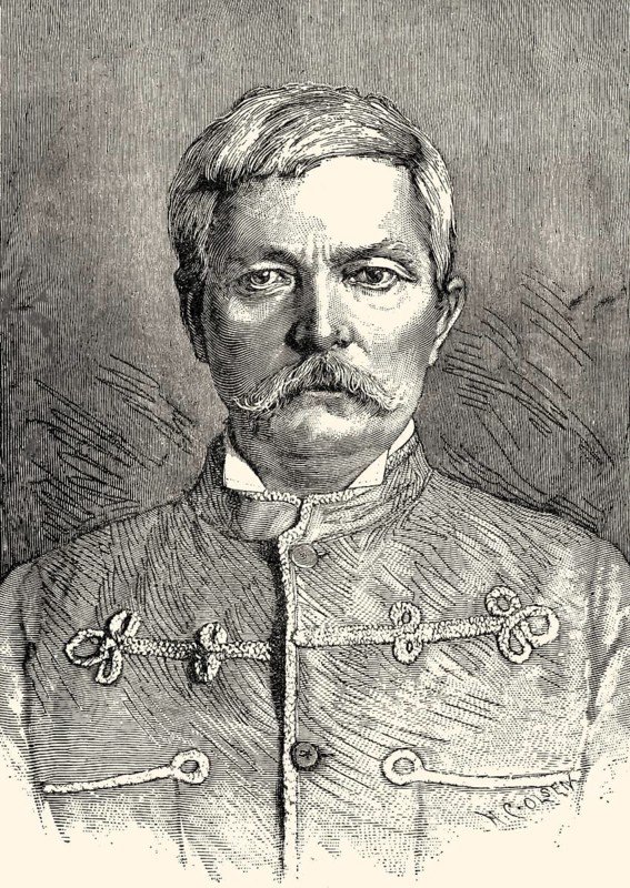 Sir Henry Morton Stanley, 1841-1904, a Welsh journalist and explorer, famous for his discovery of the source of the Nile