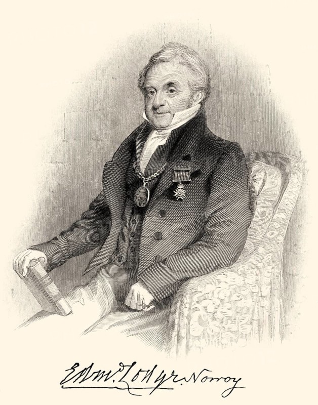 Edmund Lodge, 1756-1839, englischer Wappenoffizier, Schriftsteller zu heraldischen Themen