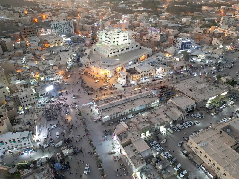 In Seiyun, Yemen on January 09, 2026, aerial drone footage shows the city of Seiyun in southern Yemen amidst ongoing military unrest and conflict. The city faces significant tension during the power struggle between the government-backed Yemeni Armed Forces and the Southern Transitional Council (STC) following recent military operations in the region, Hadhramaut, Seiyun, Yemen