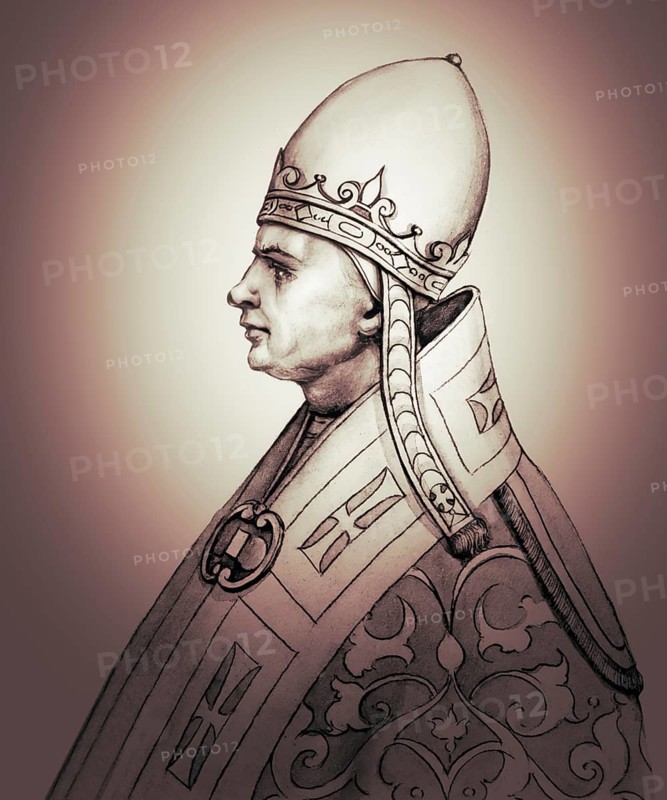 Pope Alexander III, Alessandro III, c. 1100/1105 – 1181), born Rolando Bandinelli, head of the Catholic Church and ruler of the Papal States from 7 September 1159 until his death in 1181