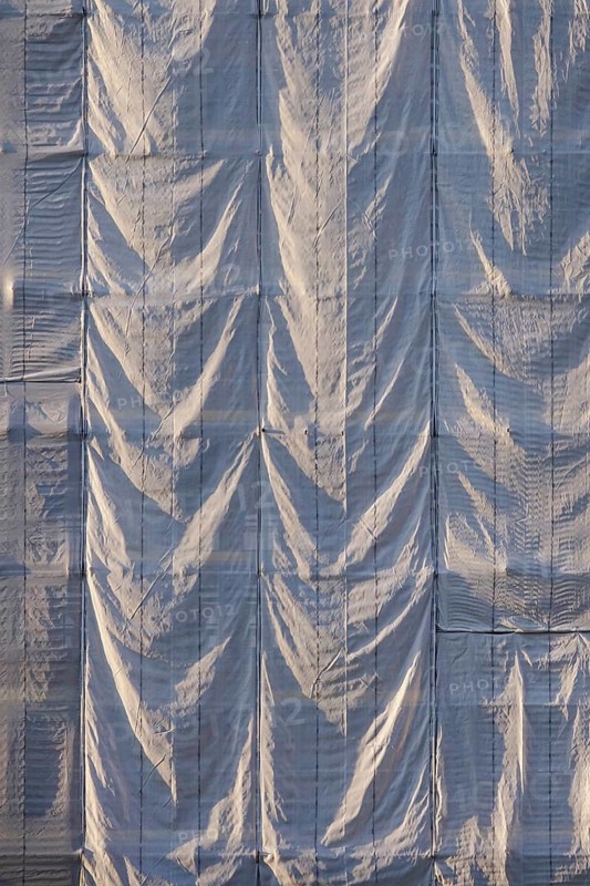 Scaffolding with cladding, Germany