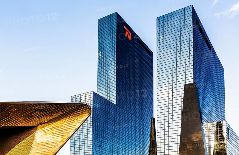 Delftse Poort skyscraper, right next to Central Station, Rotterdam, Netherlands