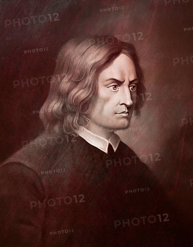 Portrait of Lorenzo I de Medici, or Lorenzo the Magnificent, 1449, 1492, an Italian politician and town lord of Florence, digital edited