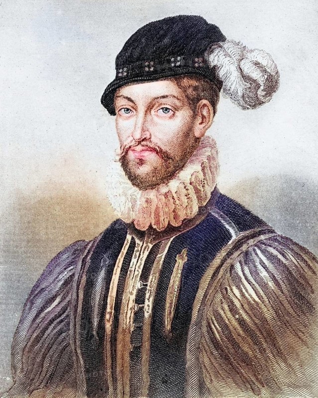 Gabriel de Lorges, Count of Montgomery, 1530-1574, French soldier, Historical, digitally restored reproduction from a 19th century original, Record date not stated
