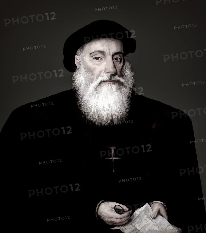 Vasco da Gama, c. 1460s – 1524, Portuguese explorer, digitally edited