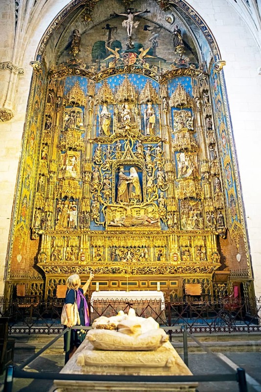 Capilla de Santa Ana or Chapel of St Ana in the Cathedral of Santa Maria of Burgos, old town, province of Burgos, Castile and Leon, Spain