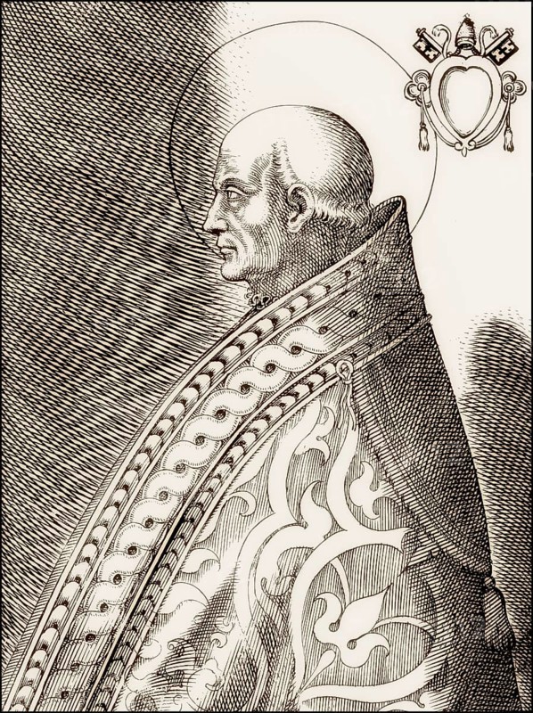 Pope Adeodatus I, 570 – 618, bishop of Rome from 19 October 615 to 618