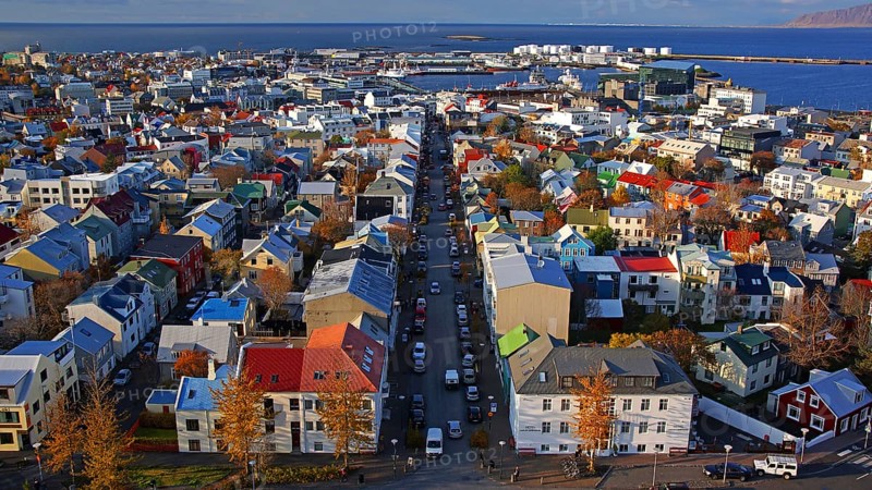 Iceland, view of Reykjavik, Europe, Reykjavik