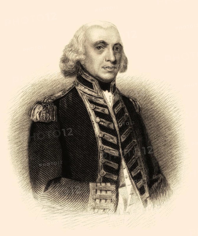 Admiral der Flotte Richard Howe, 1. Earl Howe, 1726-1799, britischer Marineoffizier
