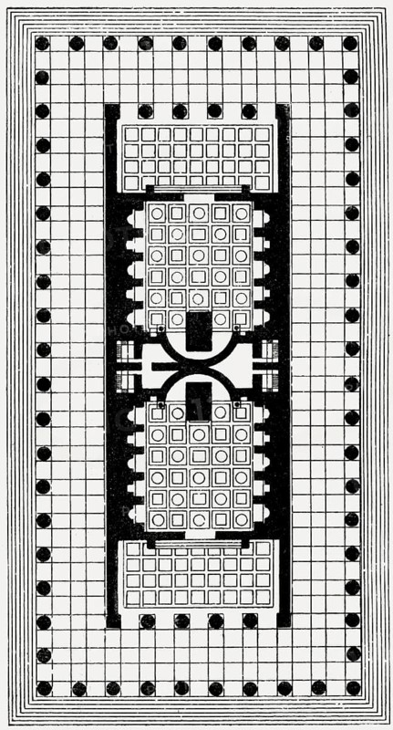 The Temple of Venus and Roma, Ancient Rome, Reconstruction