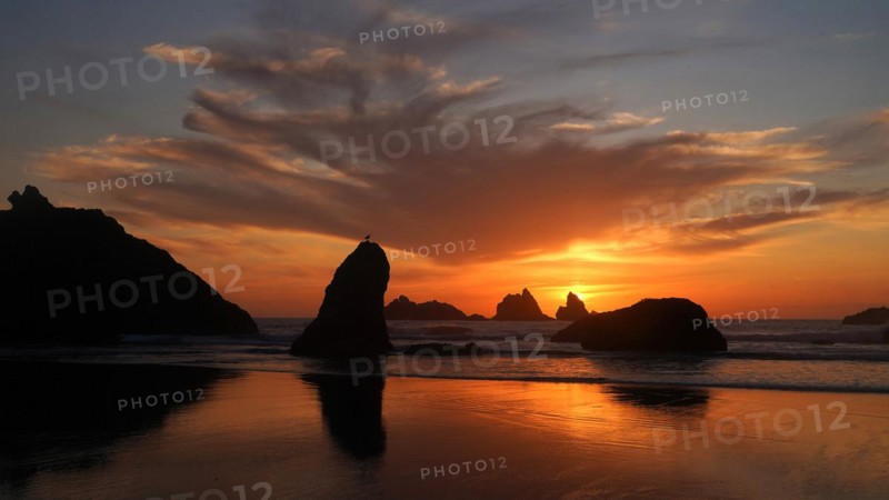 USA, Bandon, Oregon, Facerock Beach, Pacific Ocean, Bandon, Oregon, USA