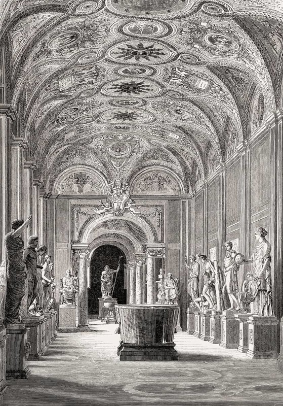 Museo Pio-Clementino, Vatican Museums, Vatican City, Rome, Italy, 19th Century