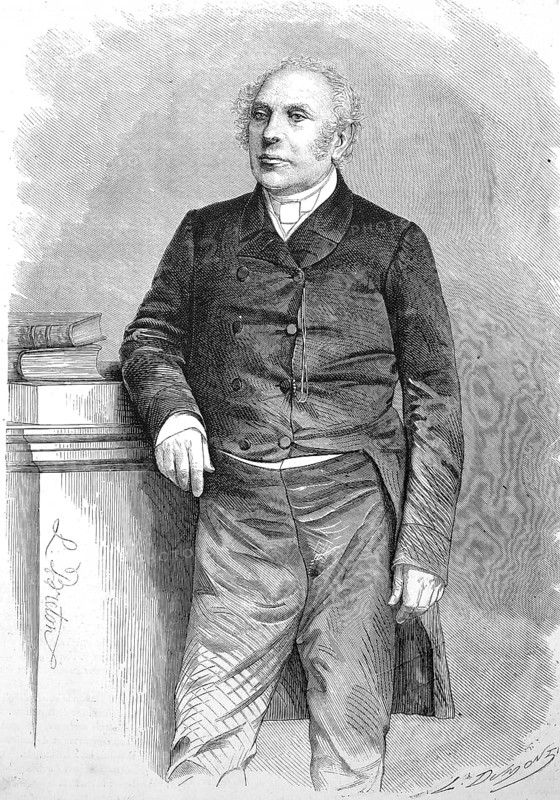 Pierre-Antoine Berryer (4 January 1790 - 29 November 1868) was a French lawyer and politician, Historical, digitally restored reproduction of a 19th century original, exact original date unknown