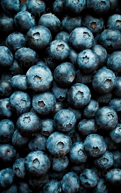 Fresh blueberry background, top view, food wallpaper