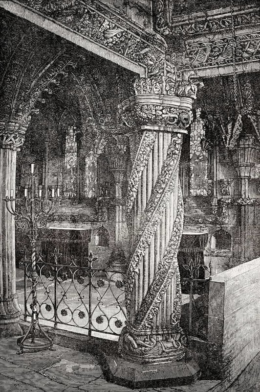 Rosslyn Chapel, Roslin, Scotland, 19th century