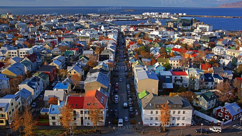 Iceland, view of Reykjavik, Europe, Reykjavik