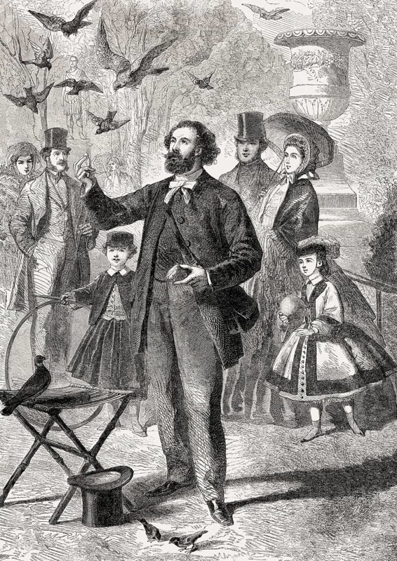 Bird feeder, Jardin des Tuileries, Paris, France, 19th century