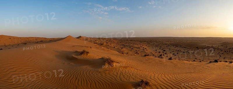Sand dunes in the Wahiba Sands desert, Oman