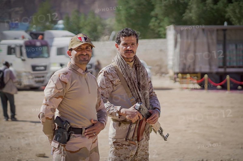In Seiyun, Yemen on January 04, 2026, soldiers of the Yemeni Armed Forces take full control of the city following the withdrawal of the UAE-backed Southern Transitional Council (STC) forces. The military deployment comes after a series of strikes by the Royal Saudi Air Force against STC positions, marking a significant shift in the conflict within the Hadramaut region, Hadhramaut, Seiyun, Yemen