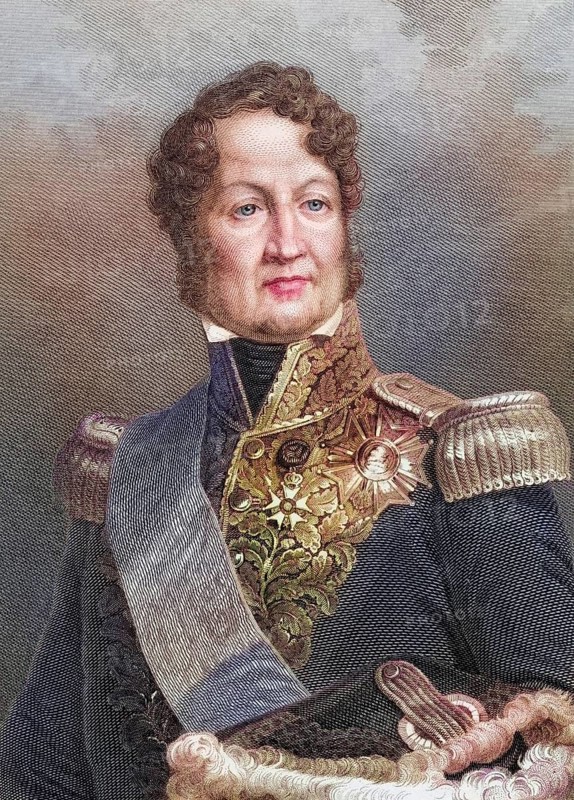 Louis Philippe, 1773-1850, Duke of Orleans, Duke of Chartres, king of the French (1830-1848), Engraved from the painting by Philippoteaux. From the book Lady Jackson's Work, 1899 XIV The Court of the Tuileries II' Published London 1899, Historic, digitally restored reproduction from a 19th century original, Record date not stated