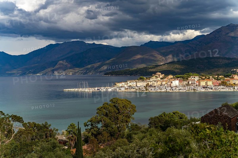Saint-Florent and the countryside of Cap Corse, Corsica, France