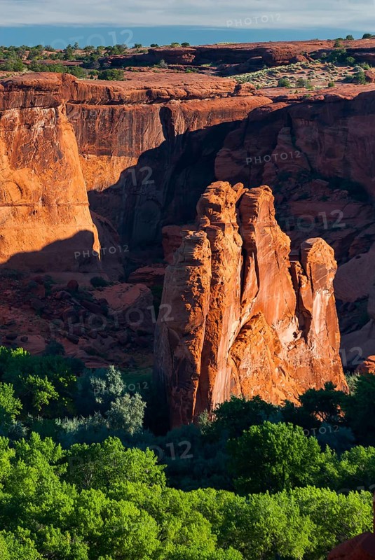 Rock formation in Chelly Canyon National Park, Arizona, USA