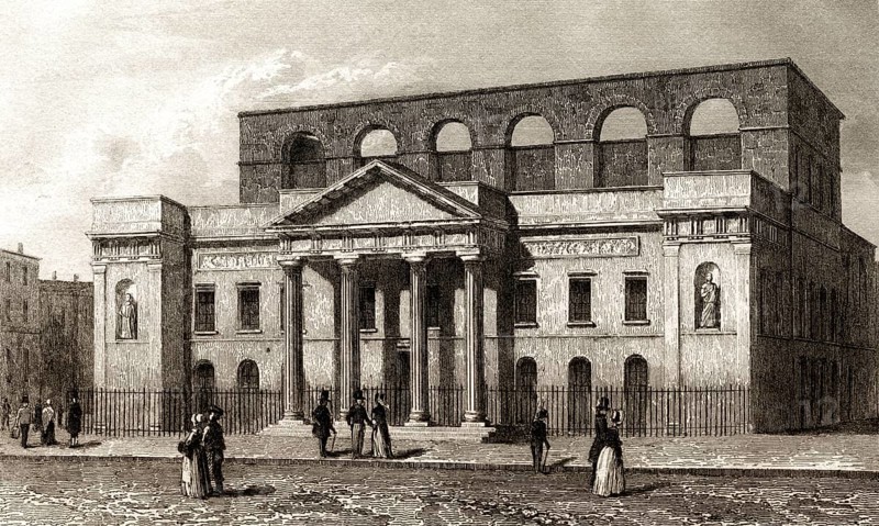 The Theatre Royal, Covent Garden, West End, London, England, 18. Jahrhundert