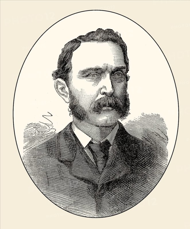 Colonel Galbraith, 66th Regiment, killed at the Battle of Maiwand on 27th July 1880, Second Afghan War, From British Battles on Land and Sea, by James Grant