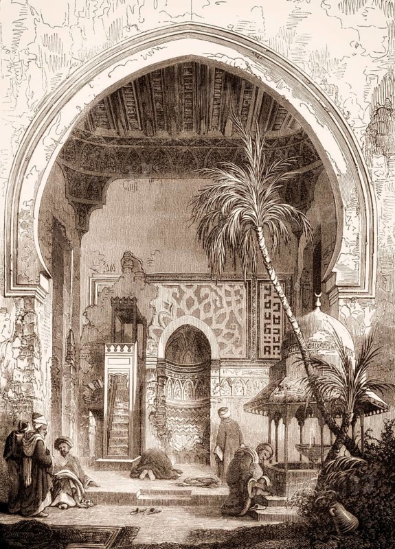 Hagia Sophia in 16th century, an imperial mosque, Istanbul, Turkey