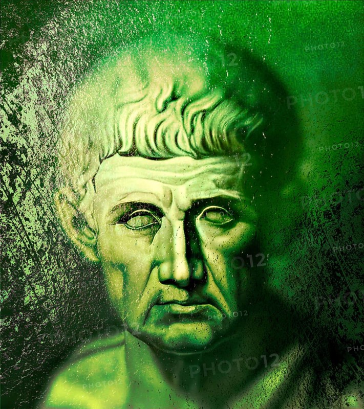 Aristotle, 384-322 BC, ancient Greek philosopher and scientist, digitally altered